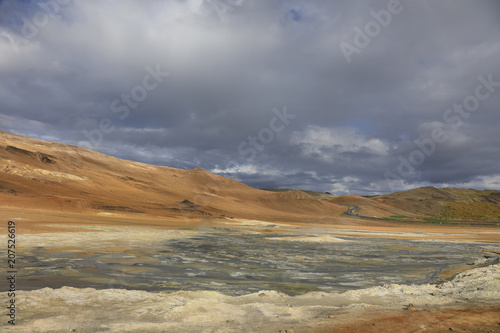 Hverir Namafjall geothermal area in Iceland