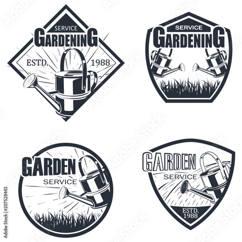 Set of 4 Garden service