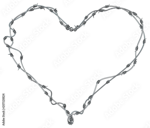 Barbed Wire Heart photo