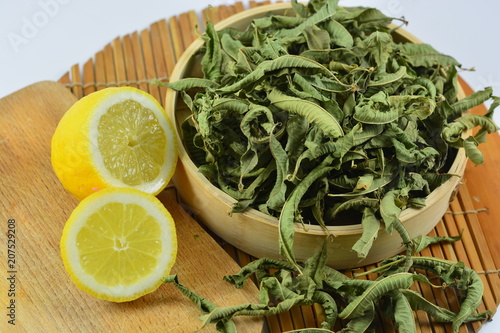 Verbena tea and verbena tea leaves
