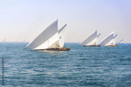 Regatta, sports competition, Palm Jumeirah, Dubai, Emirates, Apr.2017