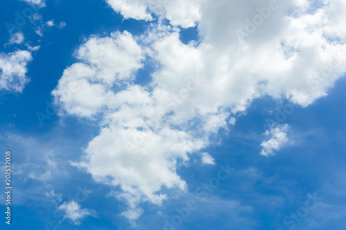 blue sky with clouds  Summer Wallpaper