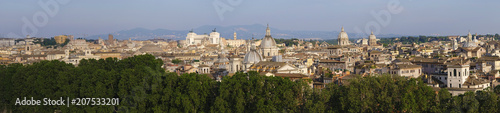 Rome, Italy - Panoramic view of Rome city center along the Tiber river © Art Media Factory