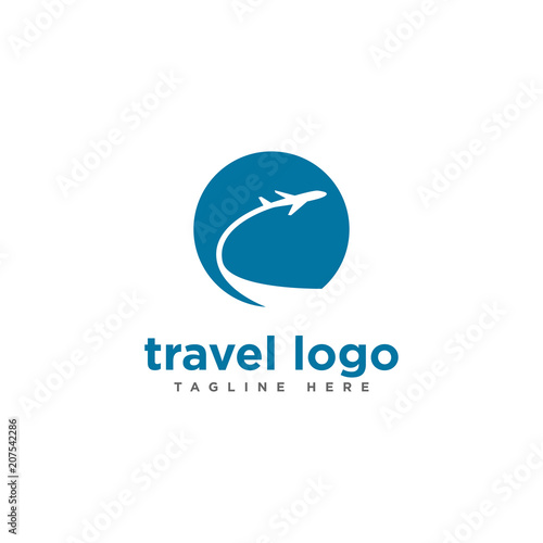 travel logo design template