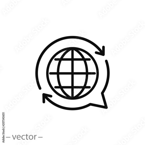 translate icon vector