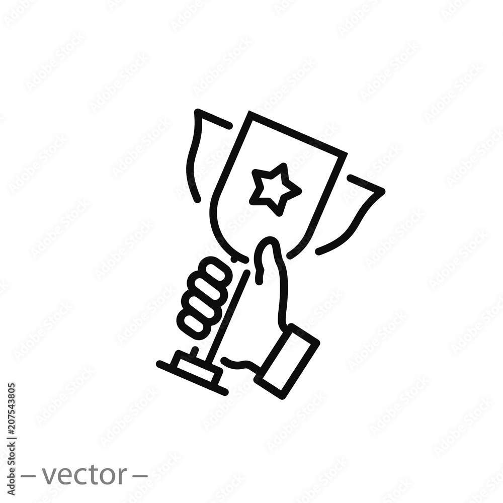 Trophy, award icon vector Trophy, award icon vector