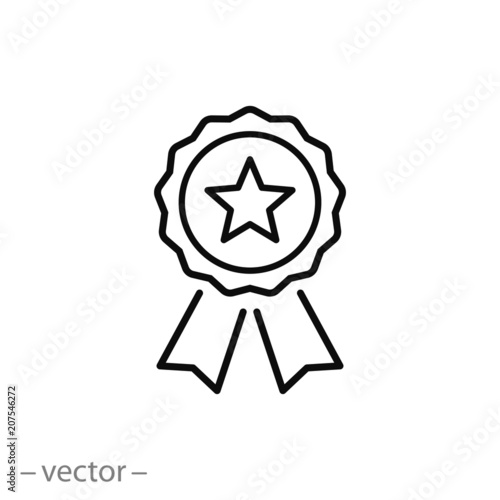Stamp premium quality with ribbons icon vector