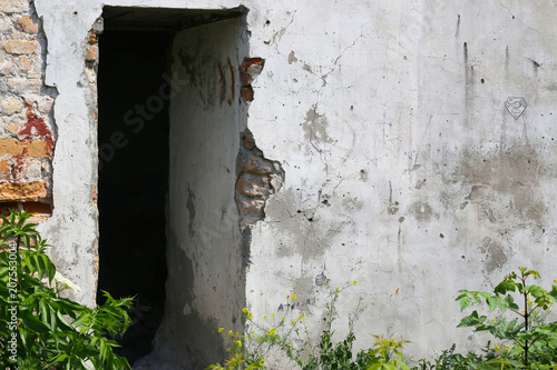 shot bullet building entrance