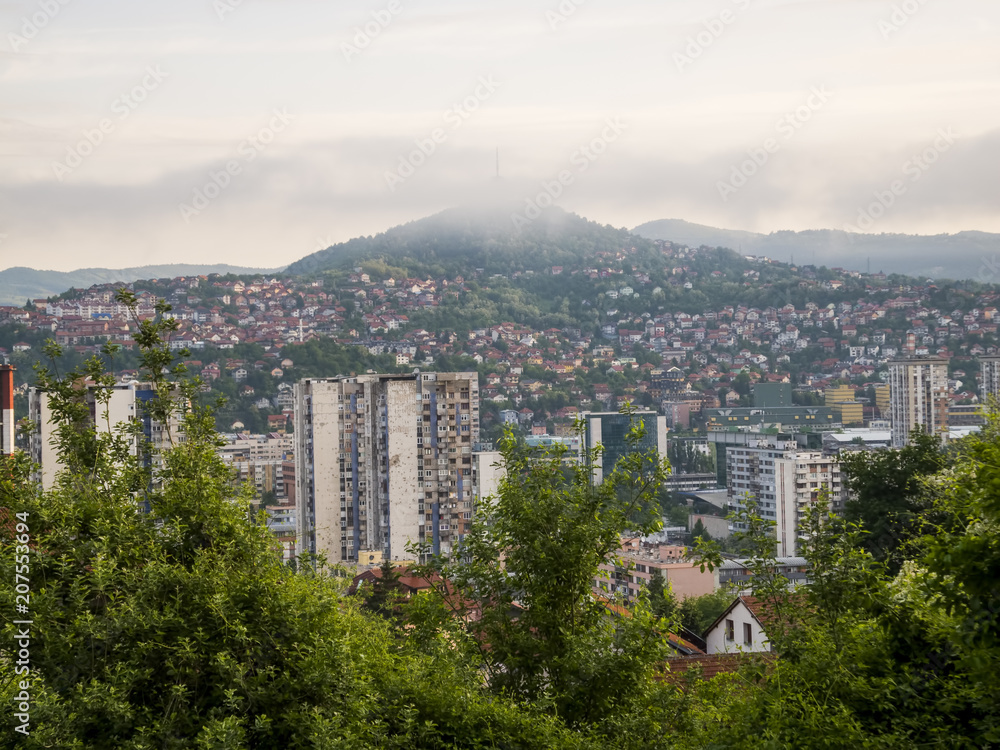 Sarajevo in the morning