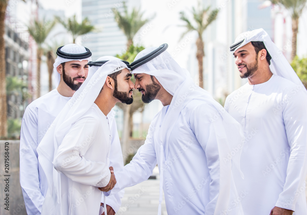 Group of businessmen in Dubai