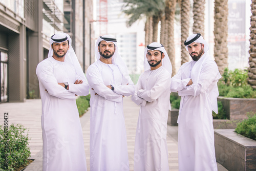Group of businessmen in Dubai