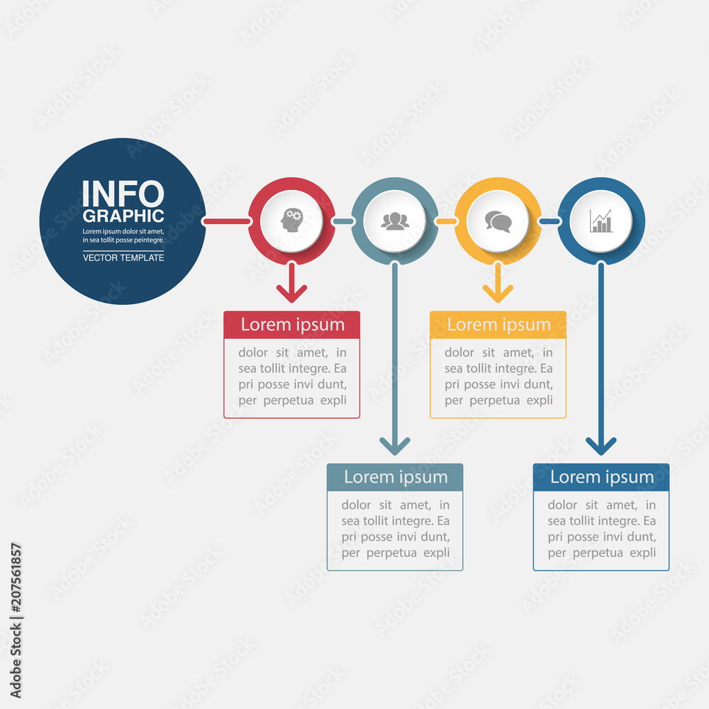 Vector infographic template for diagram, graph, presentation, chart, business concept with 6 options. Vector infographic template for diagram, graph, presentation, chart, business concept with 6 options.