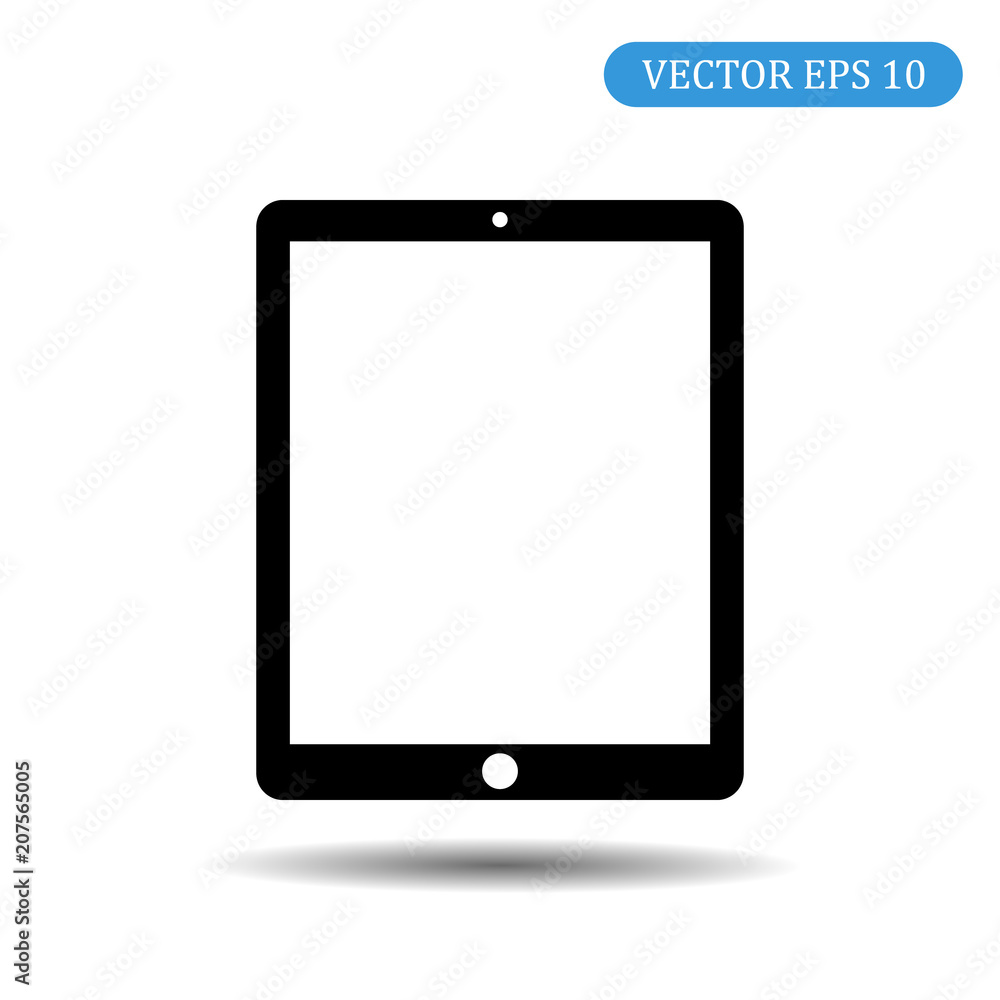 Vector tablet icon.