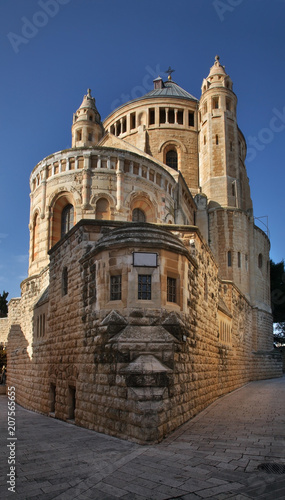 Dormition Abbey - Benedictine community on Mount Zion in Jerusalem. Israel