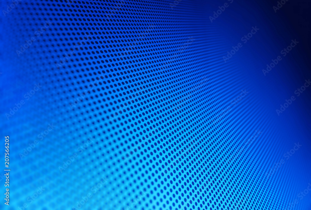 Diagonal blue carbon hole apertures texture background