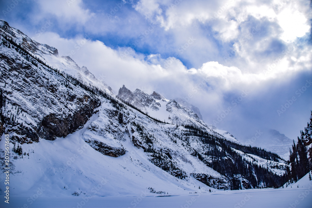 Storm Clouds Approaching Lake Louise