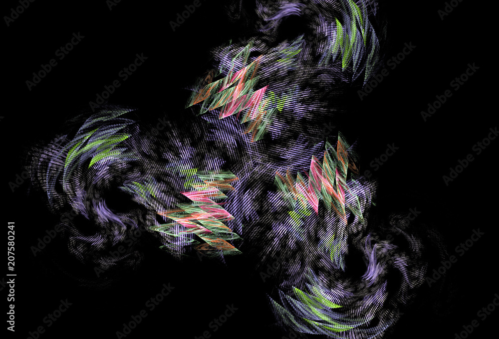 Abstract fractal background. 