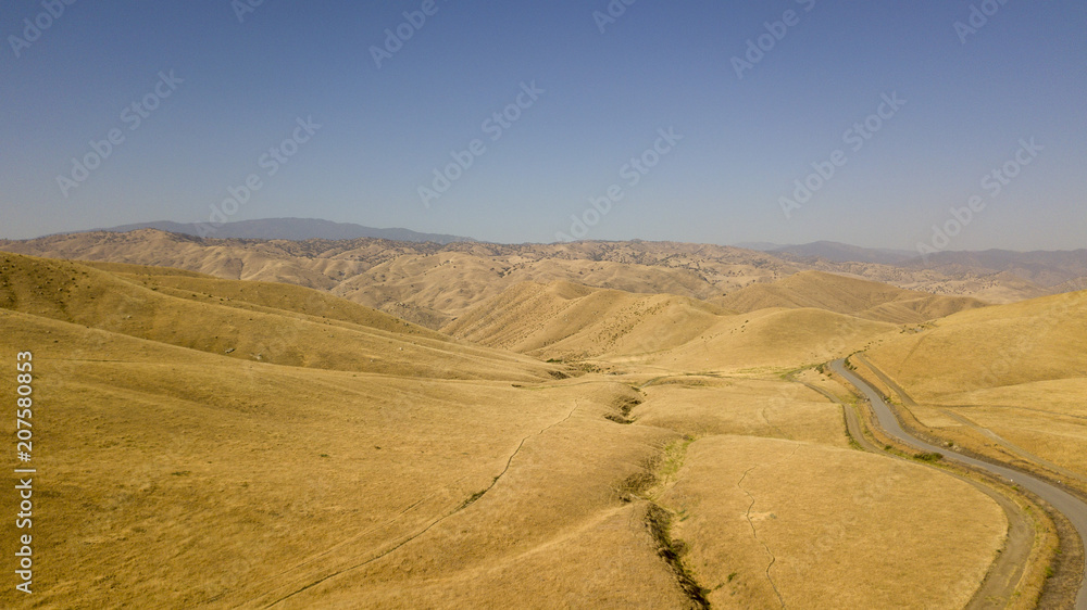 Landscape, land, mountains, drone, aerial, field, desert, mojave desert, tehachapi, arvin, caliente, california