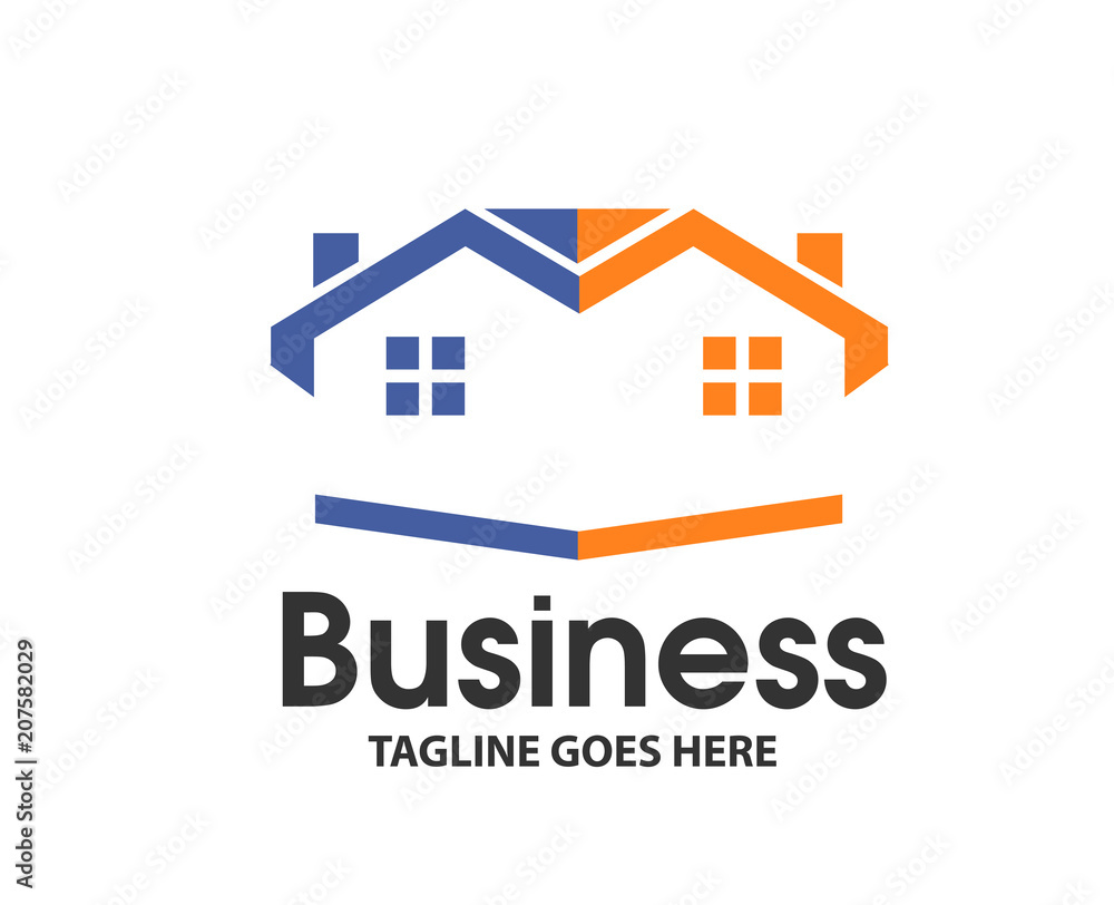 creative Real Estate logo, Property and Construction Logo design Vector, colorful homes logo concept, neighbor house logo creative Real Estate logo, Property and Construction Logo design Vector, colorful homes logo concept, neighbor house logo