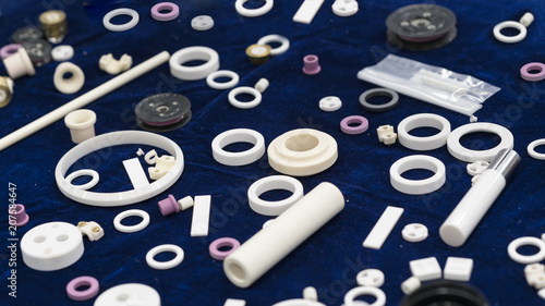 Ceramic part for machine, automotive, valve and pump high hardness for wear resistance.