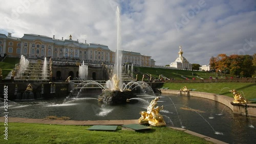 Petrodvorets (Peterhof) (Summer Palace), near St. Petersburg, Russia, Europe