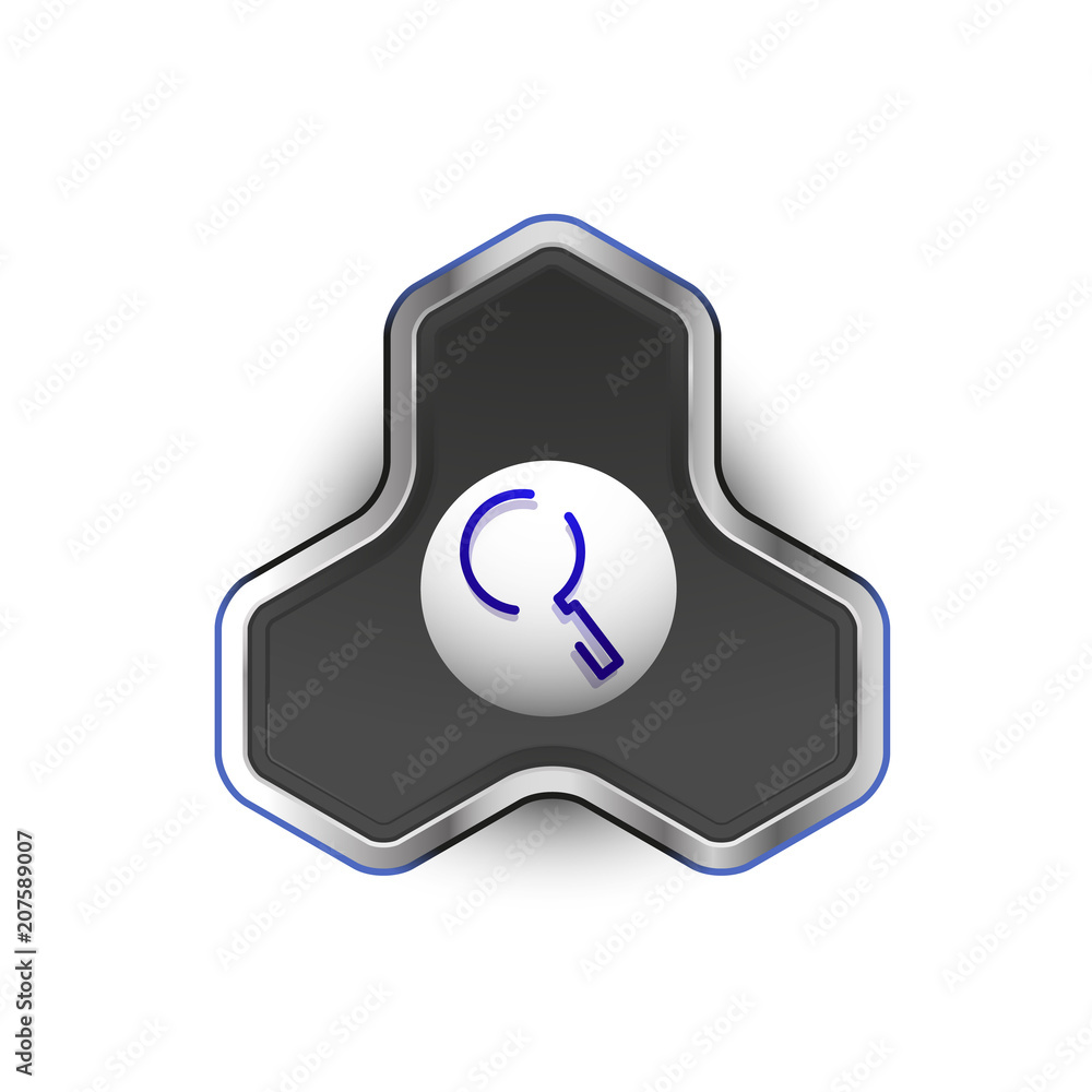 Search magnifyier web button, magnify icon. Modern magnifying glass sign, web site design or mobile app Search magnifyier web button, magnify icon. Modern magnifying glass sign, web site design or mobile app