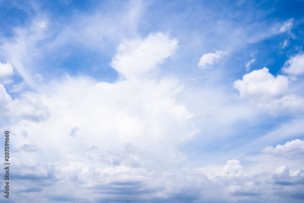 blue sky with tiny clouds. environment concept blue sky with tiny clouds. environment concept