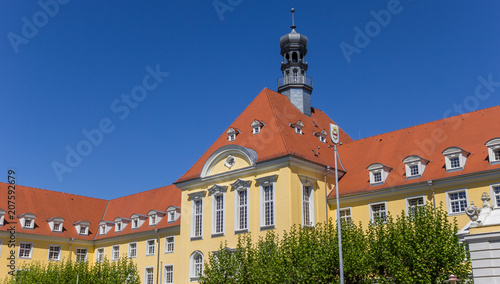 Panorama of the historic town hall in Herford, Germany photo