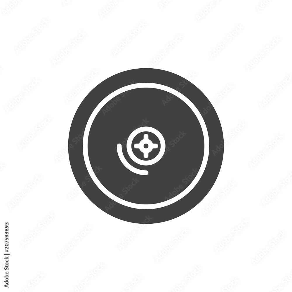 Cymbal vector icon. filled flat sign for mobile concept and web design. Drumset Instrument simple solid icon. Symbol, logo illustration. Pixel perfect vector graphics Cymbal vector icon. filled flat sign for mobile concept and web design. Drumset Instrument simple solid icon. Symbol, logo illustration. Pixel perfect vector graphics