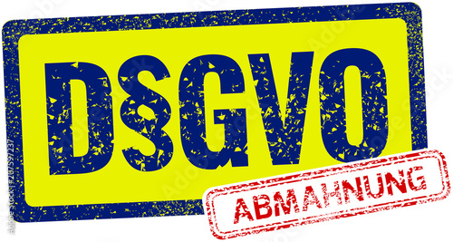 Abmahnung DSGVO mit Paragraphen Zeichen