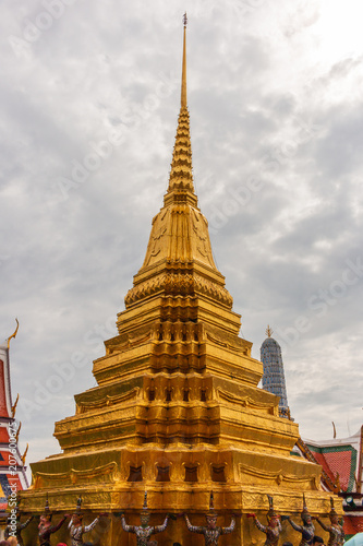 Temple of the Emerald Buddha is Wat Phra Kaew or Wat Phra Si Rattana Satsadaram. It  is regarded as the most sacred Buddhist temple  wat  in Thailand.