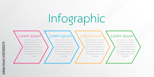 Vector infographic templates used for detailed reports. All 4 topics. © Phaigraphic