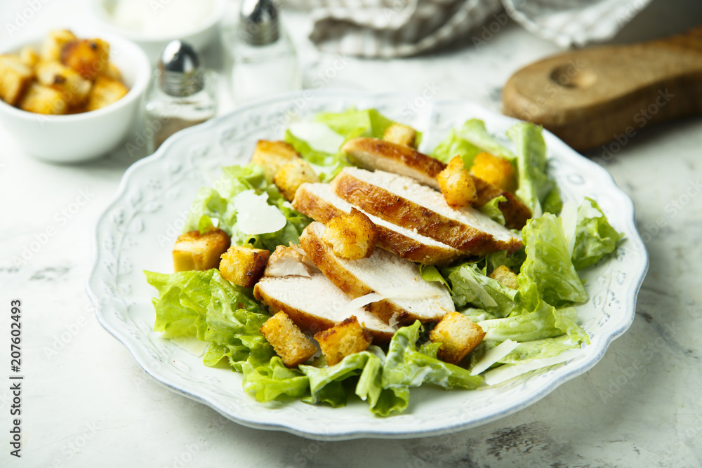 Grilled chicken Caesar salad Grilled chicken Caesar salad
