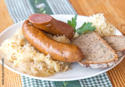 Selchwurst - Bauernkrainer - Wurst photo