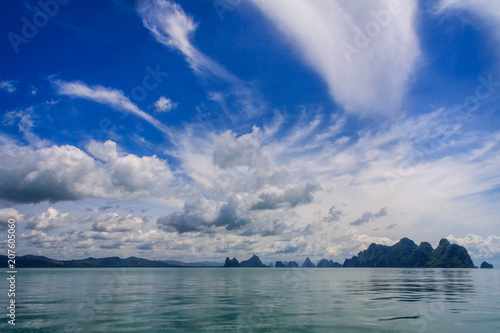 Limestone outcrops, Phang Nga Bay, Thailand