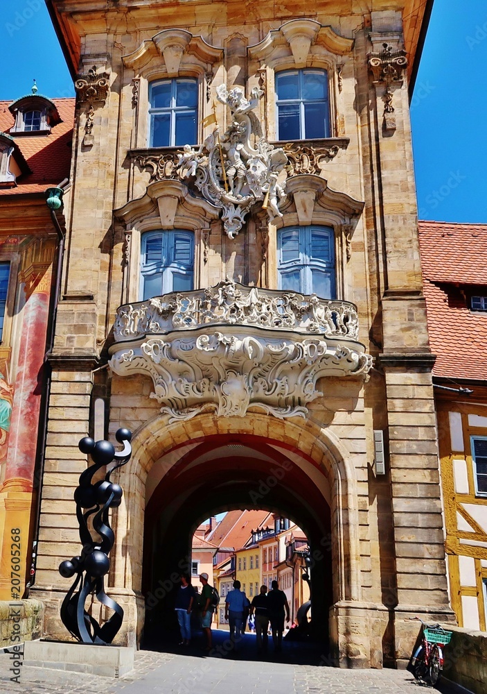 Bamberg, Altes Rathaus, Detail