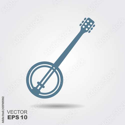 Banjo flat icon
