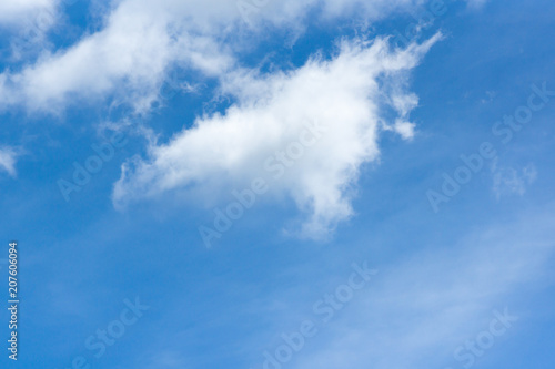 blue sky with cloud