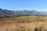 Beautiful mountainous nature at the Swartberg Pass in Oudtshoorn in South Africa
