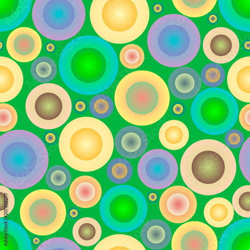 background of multicolored circles
