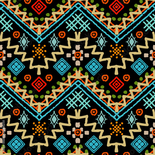 Boho seamless pattern