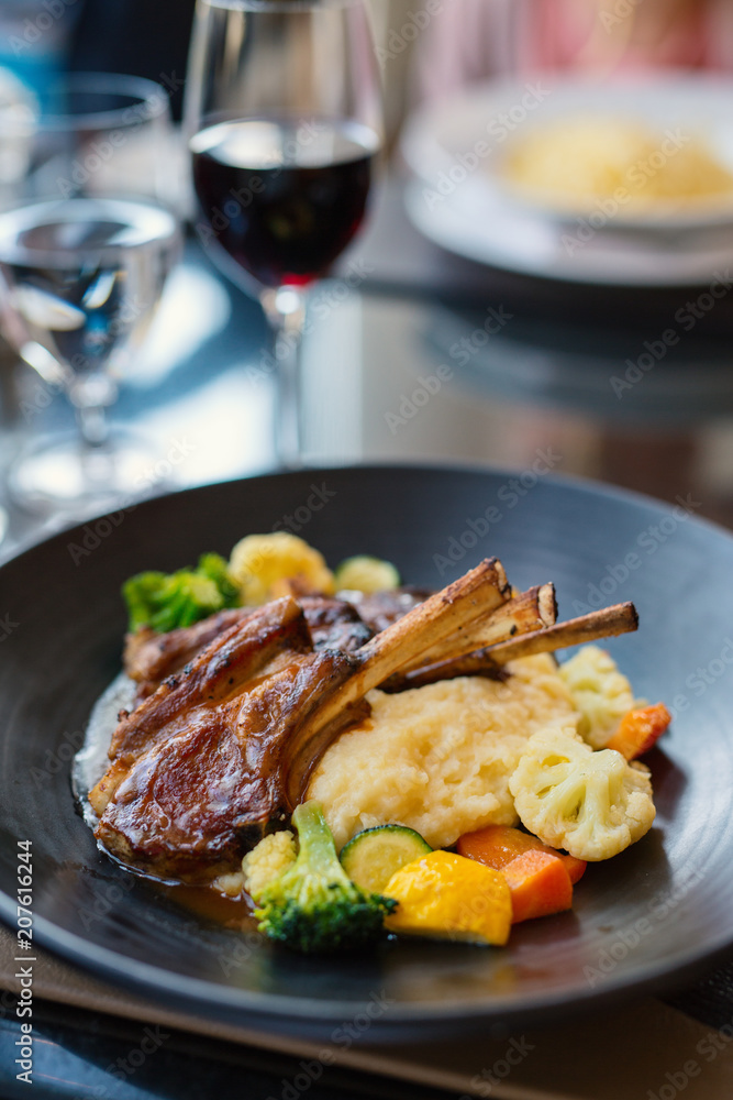 Fototapeta premium Delicious lunch or dinner