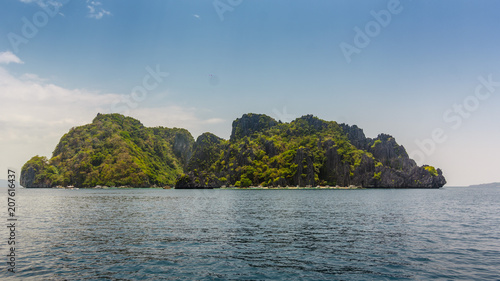 Scenic tropical island landscape, El Nido, Palawan, Philippines