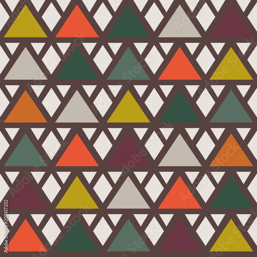 Seamless abstract background with rhombuses. Infinity geometric pattern. Vector illustration. Seamless geometric pattern.