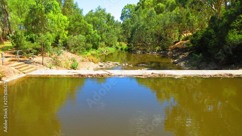 Torrens River in Adelaide, Australia