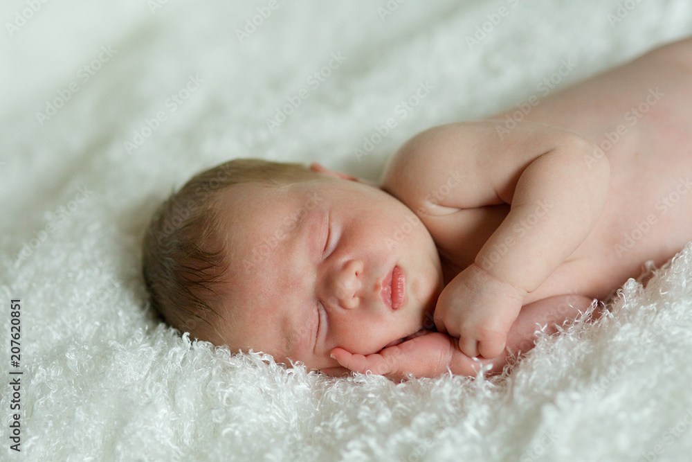 A newborn infant A newborn infant