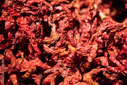 Background of red Sichuan pepper