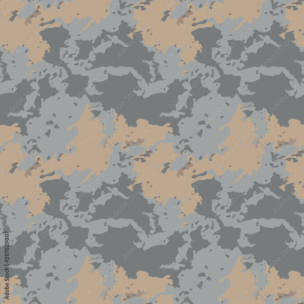 Abstract brown, beige and grey background as UFO camouflage