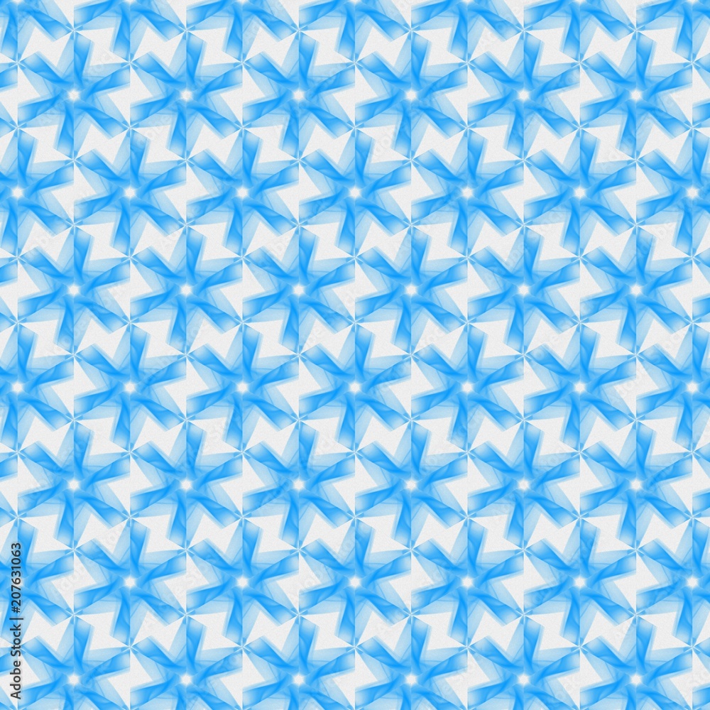 Light blue seamless pattern background. Stencil for printed matter, print on fabric or textile, clothes and ceramic. Creative template for design products decoration. Symmetric kaleidoscope wallpaper. Light blue seamless pattern background. Stencil for printed matter, print on fabric or textile, clothes and ceramic. Creative template for design products decoration. Symmetric kaleidoscope wallpaper.