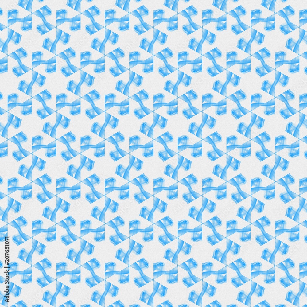 Light blue seamless pattern background. Stencil for printed matter, print on fabric or textile, clothes and ceramic. Creative template for design products decoration. Symmetric kaleidoscope wallpaper. Light blue seamless pattern background. Stencil for printed matter, print on fabric or textile, clothes and ceramic. Creative template for design products decoration. Symmetric kaleidoscope wallpaper.